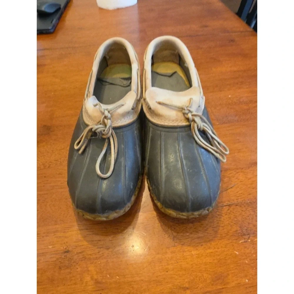 Vintage Bean Boots by LL Bean Rubber Duck Mens 12.5 to 13 Made in Maine USA